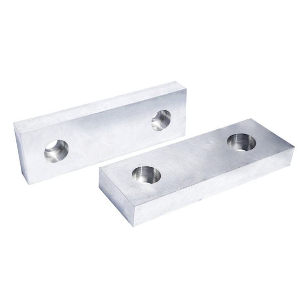 Hhip 6-1/8 in. L X 2 in. H X 1 in. Aluminum Soft Vise Jaw Set 3900-2293 - main